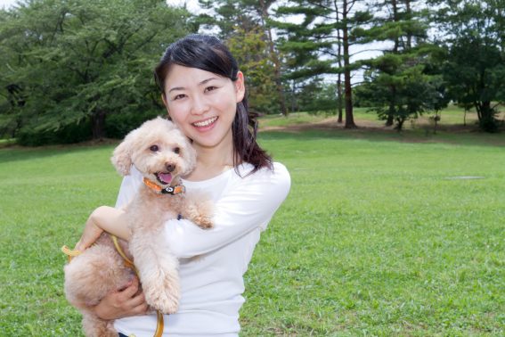 飼い主と愛犬