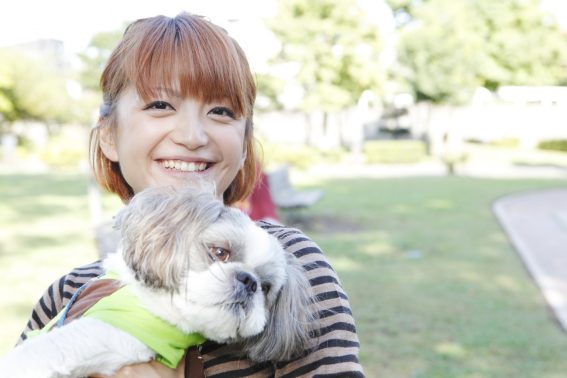 飼い主と愛犬